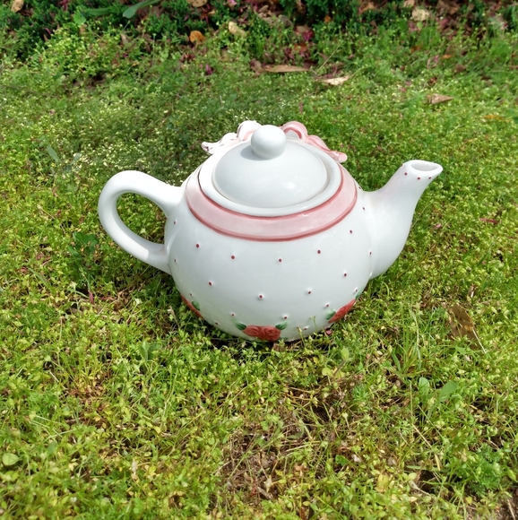 Ganz Brand Ceramic/ Glass Decorative Teapot - Picture 2 of 4